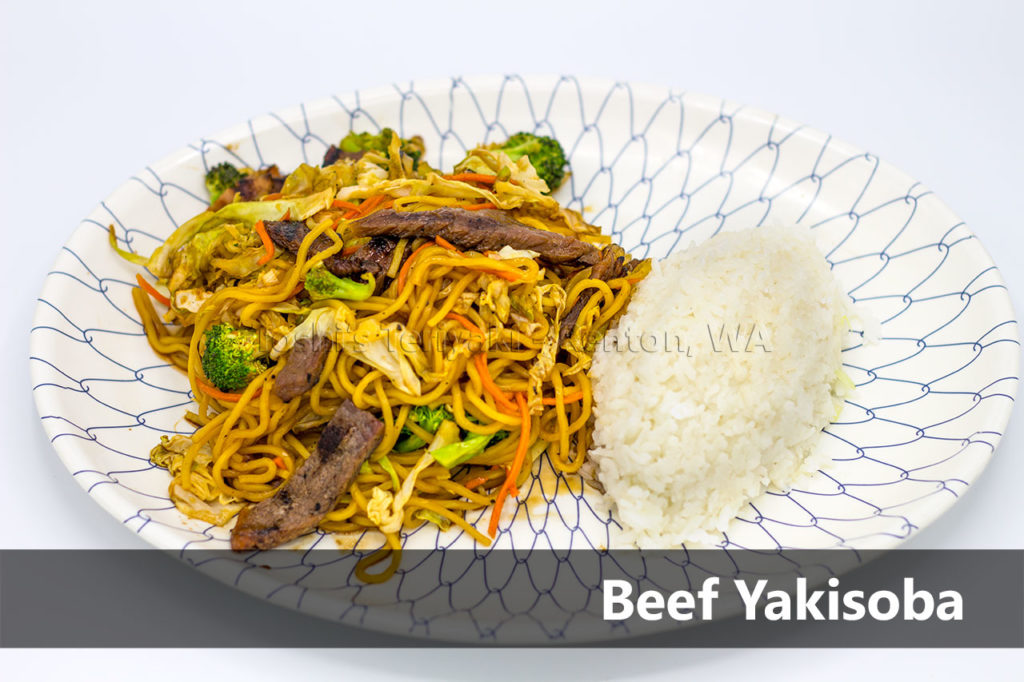 Beef Yakisoba - Toshi's Teriyaki, Renton, WA 98056