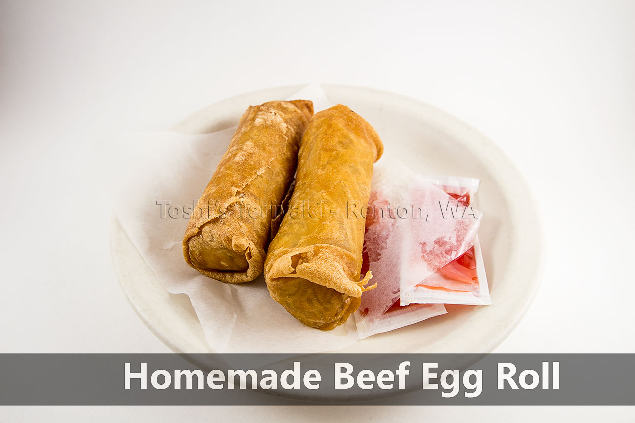 Homemade Beef Egg Roll (2 pc.) - Toshi's Teriyaki